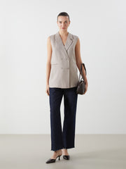 LCW Classic Jacket Collar Women Classic Vest