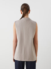 LCW Classic Jacket Collar Women Classic Vest