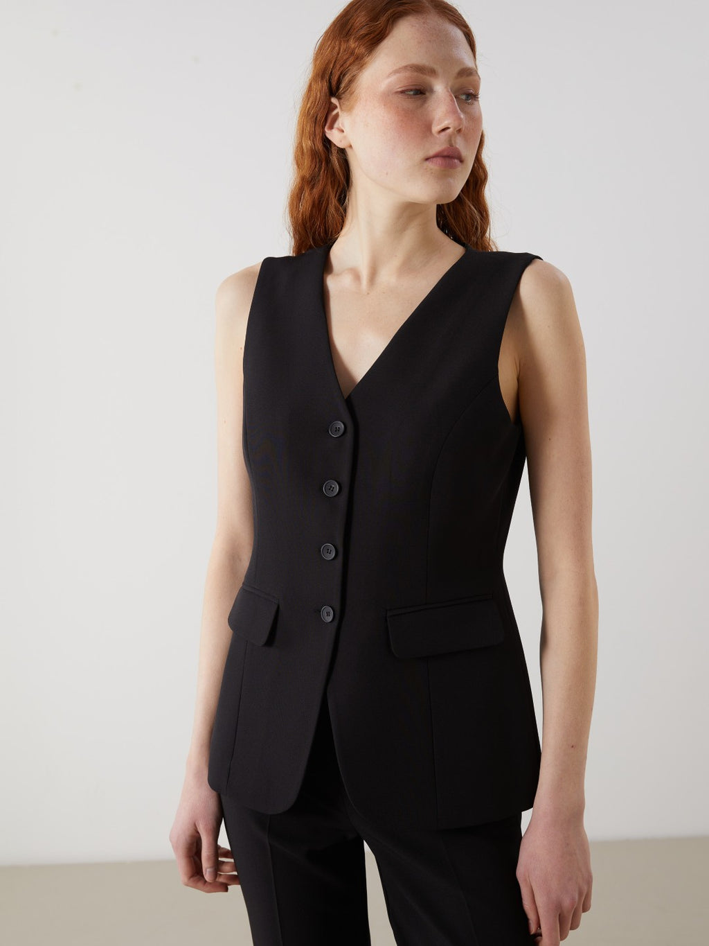 LCW Vision V Neck Women Classic Vest