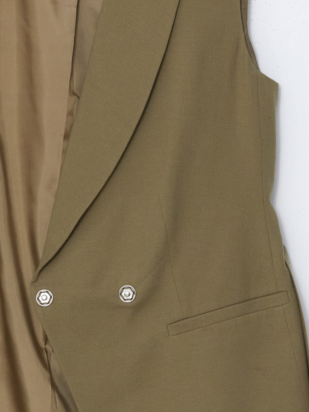 LCW Vision Jacket Collar Linen Blend Women Classic Vest