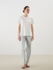 LCW Classic Crew Neck Beaded Women T-Shirt