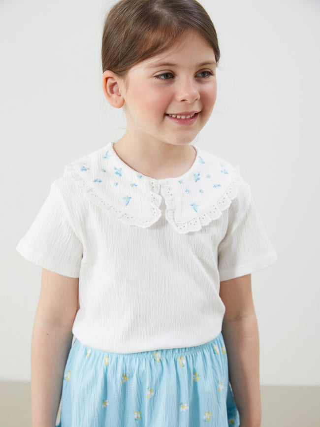 LCW Kids Floral Girl Blouse And Skirt 2-Pack Hover Image