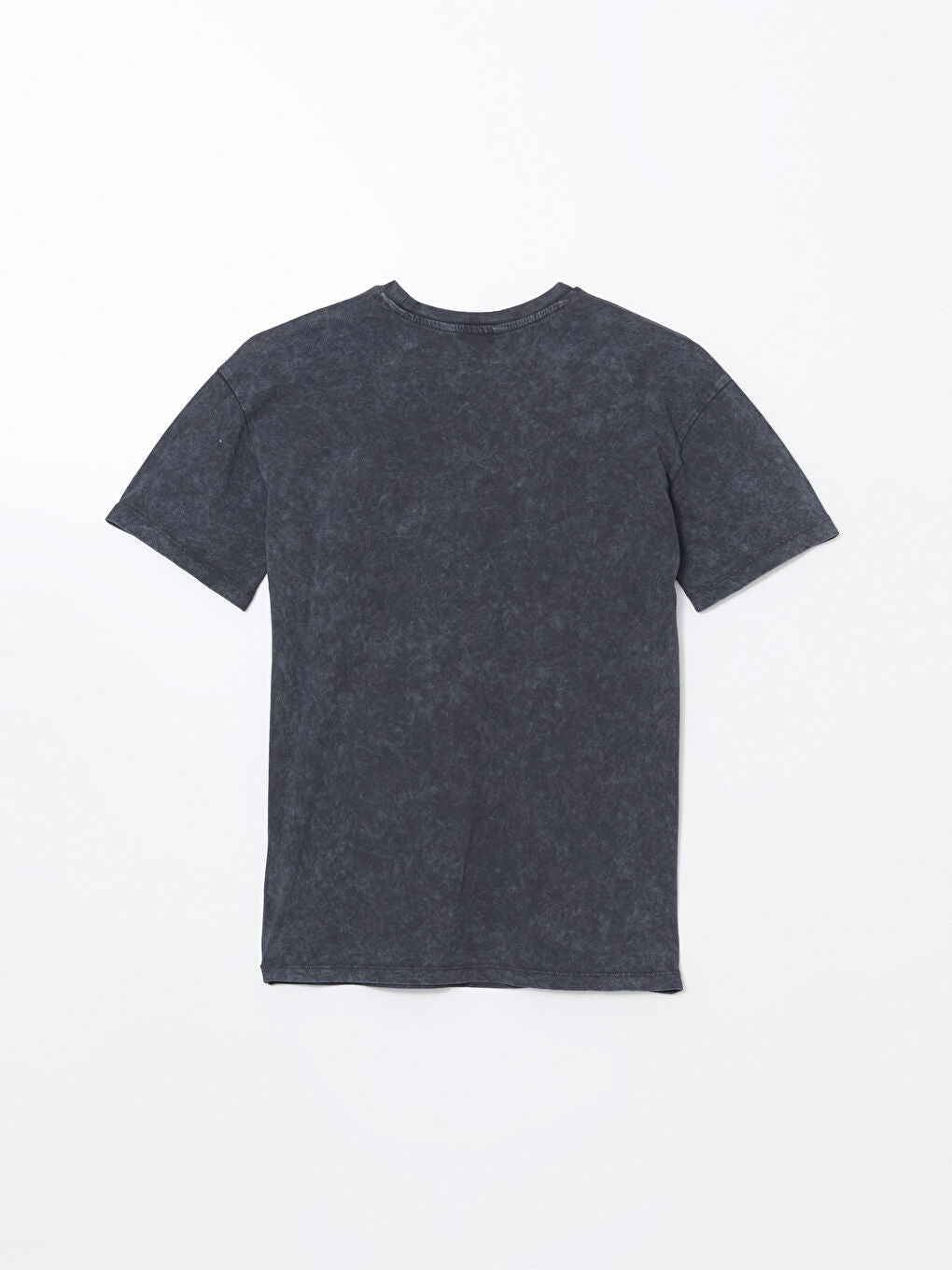 LCWAIKIKI Classic Anthracite Crew Neck Printed Women T-Shirt