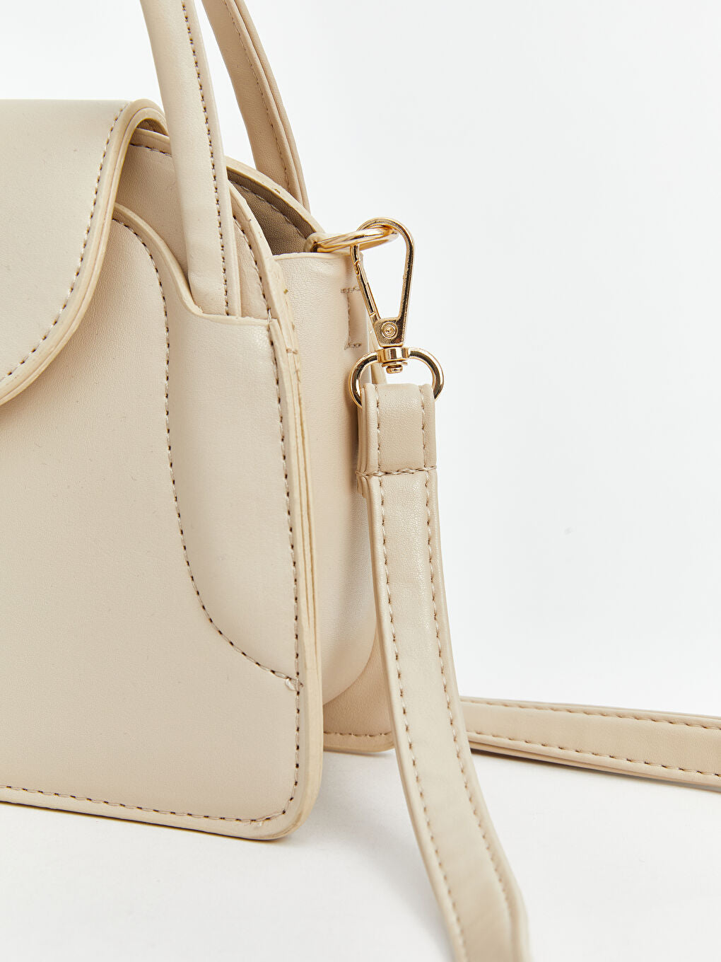 LCW ACCESSORIES Beige Detachable Shoulder Bag for Women