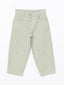 LCW Kids Green Embroidered Waist Adjustable Girls Trousers