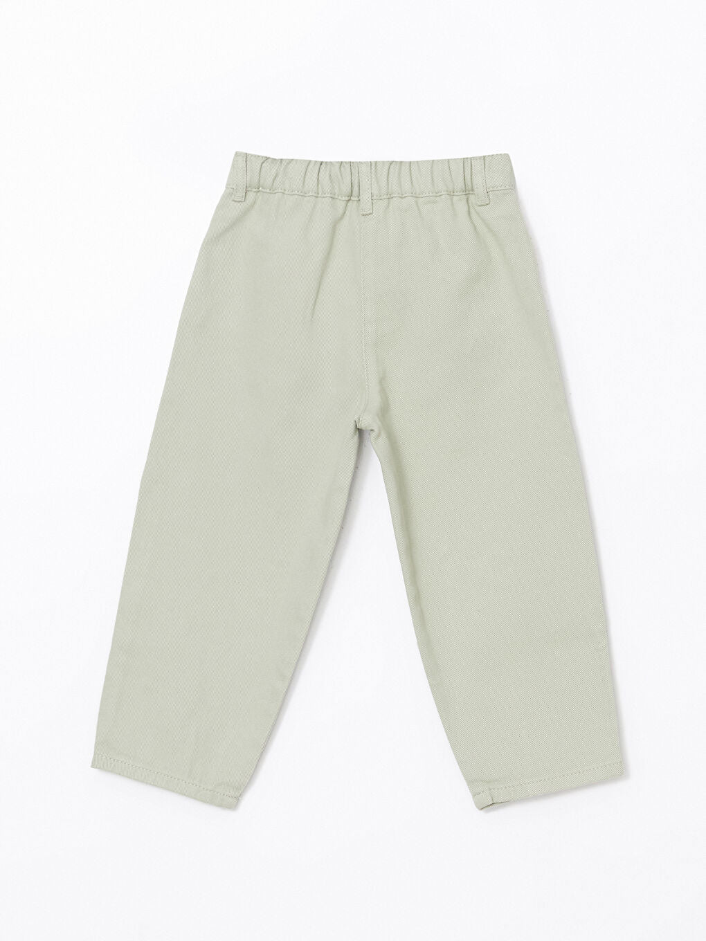 LCW Kids Green Embroidered Waist Adjustable Girls Trousers