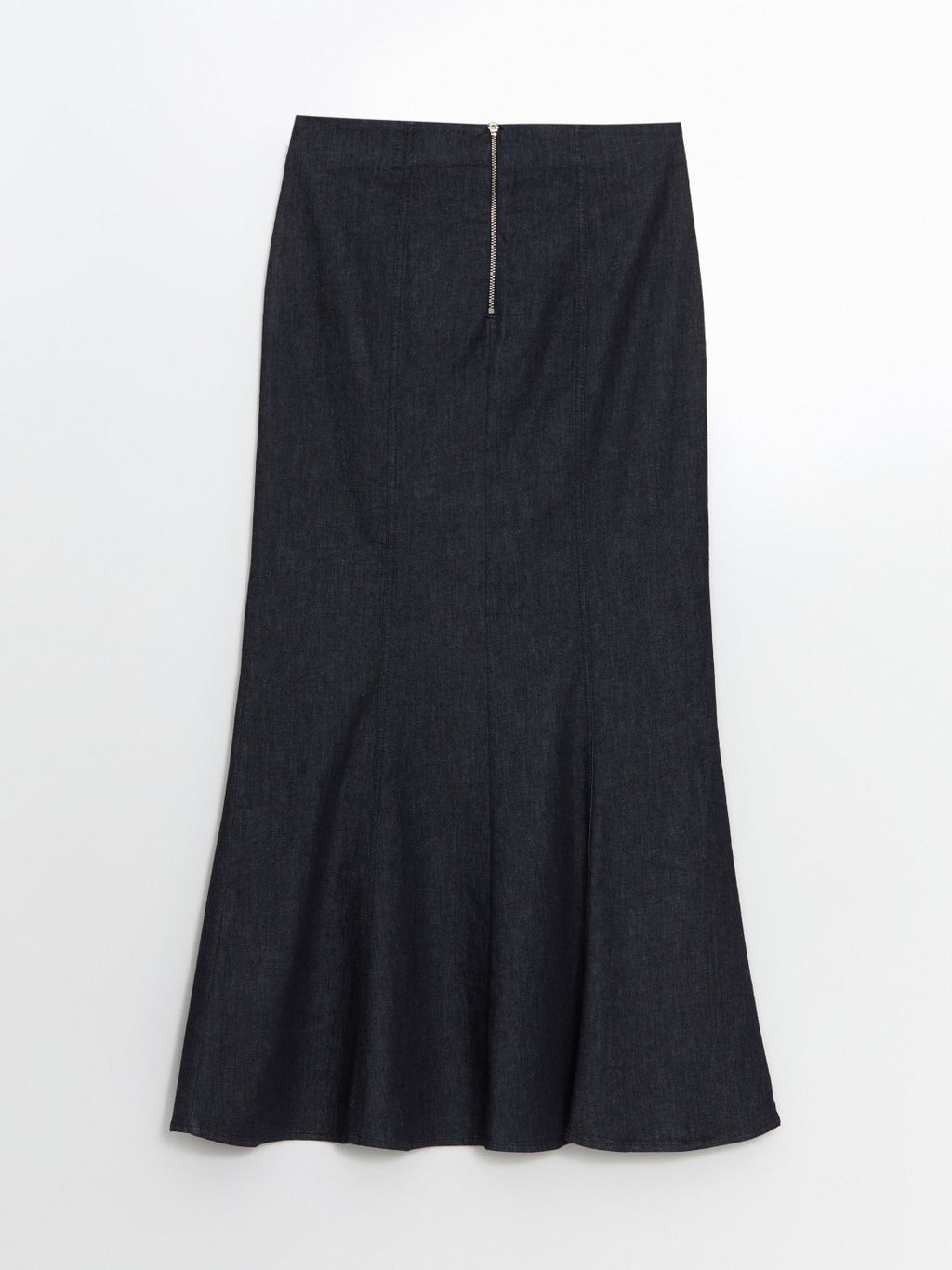 LCW Modest Waist Zippered Women Jean Skirt