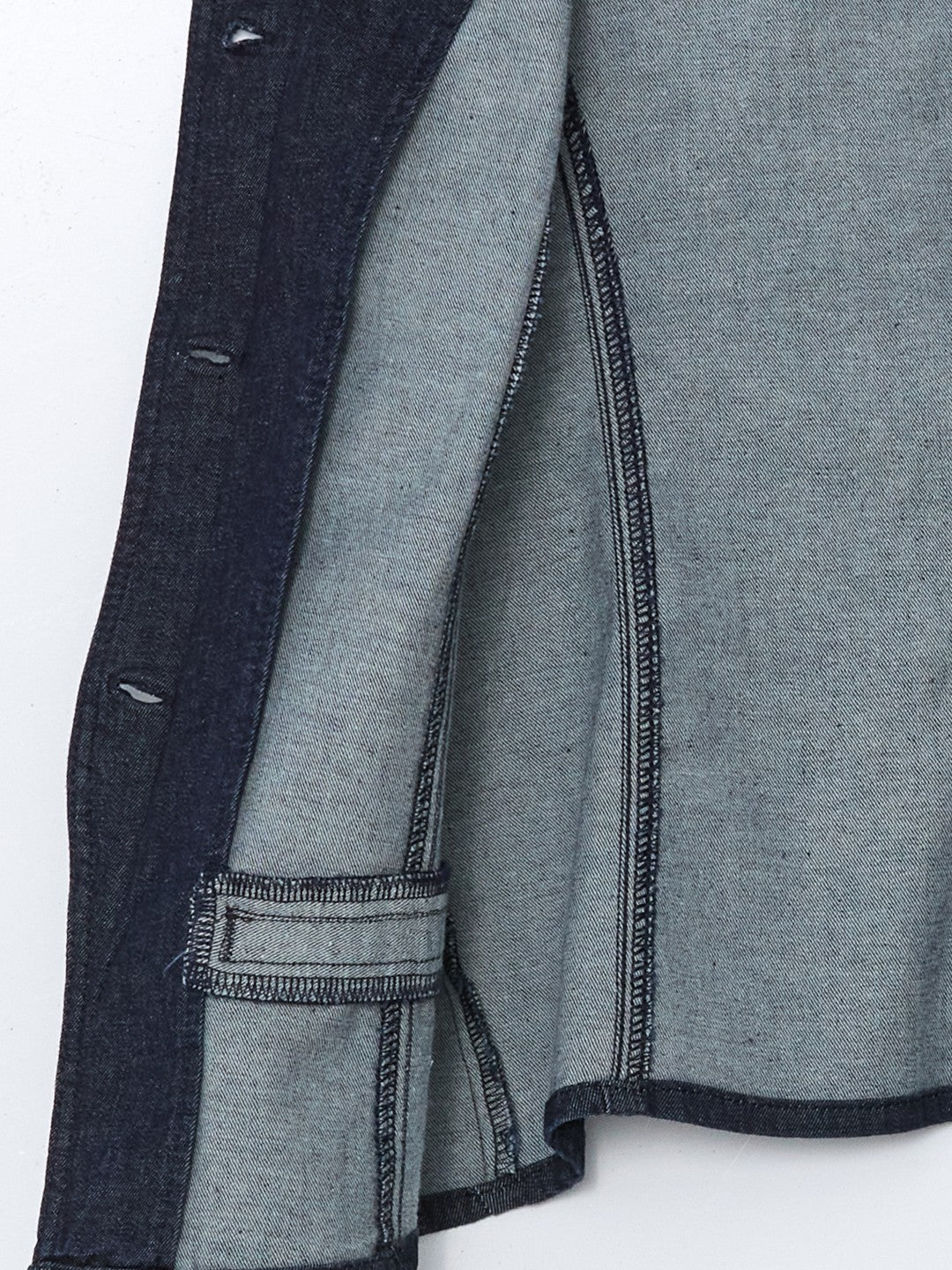 LCW Modest Crew Neck Women Jean Vest