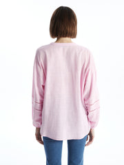 LCW Vision Crazy Collar Oversize Women Blouse