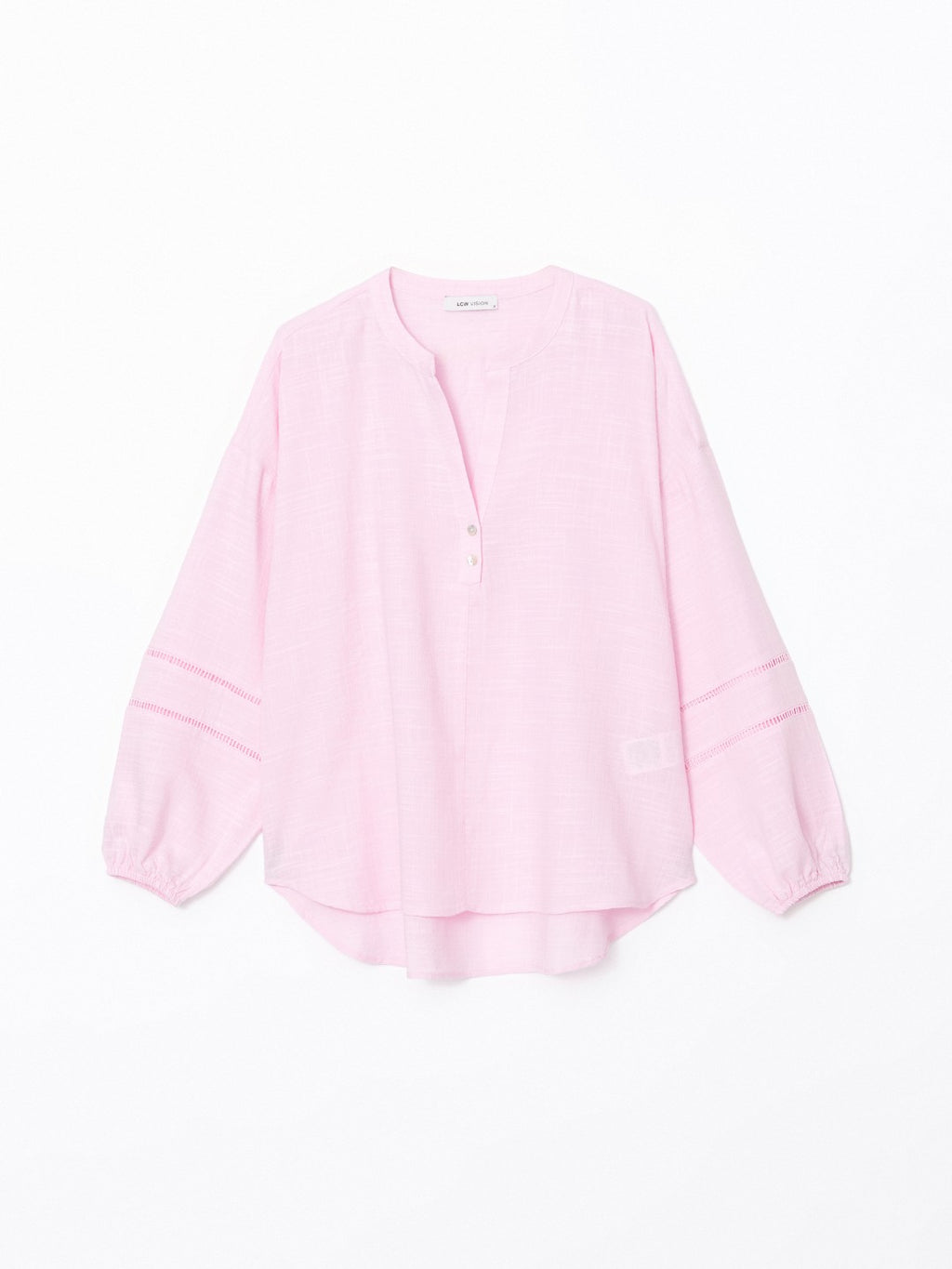 LCW Vision Crazy Collar Oversize Women Blouse