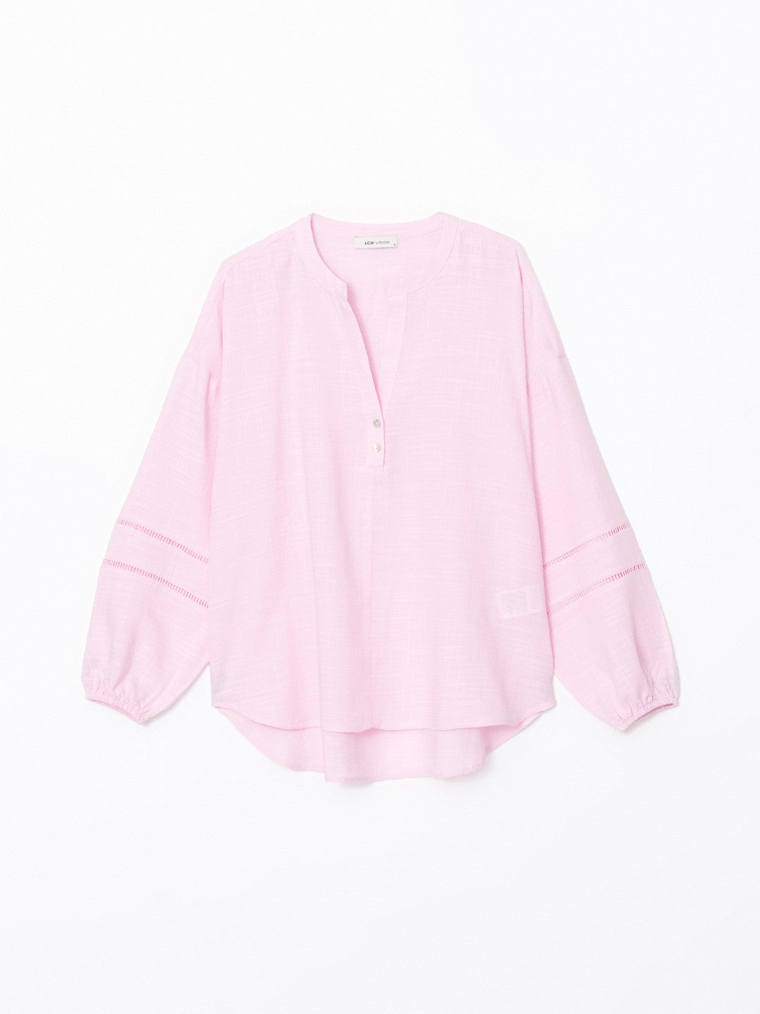 LCW Vision Crazy Collar Oversize Women Blouse