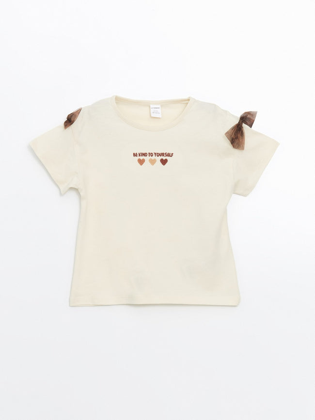 LCW Kids Printed Girls T-Shirt And Tutu Skirt 2-Pack Main Image