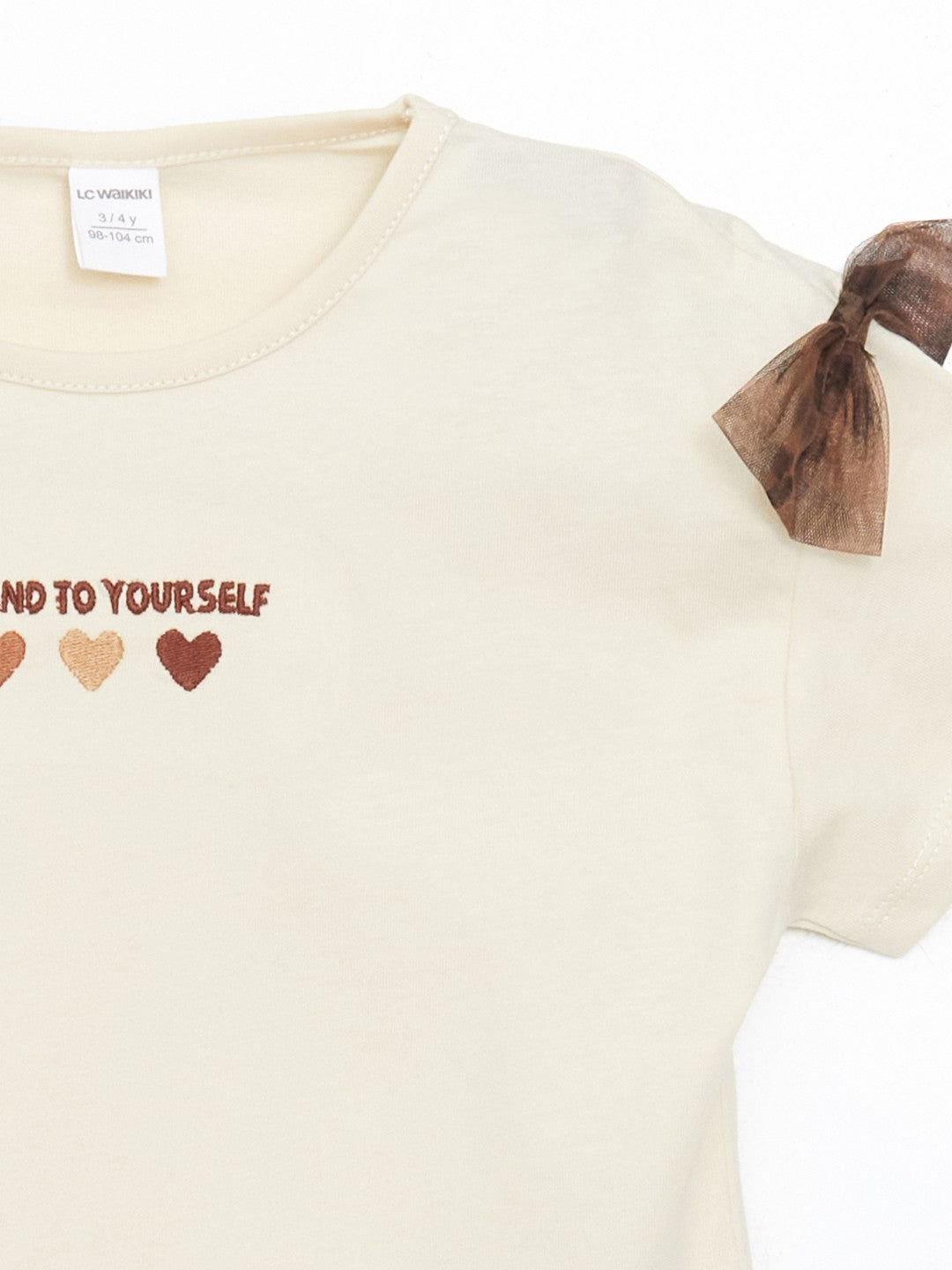 LCW Kids Printed Girls T-Shirt And Tutu Skirt 2-Pack