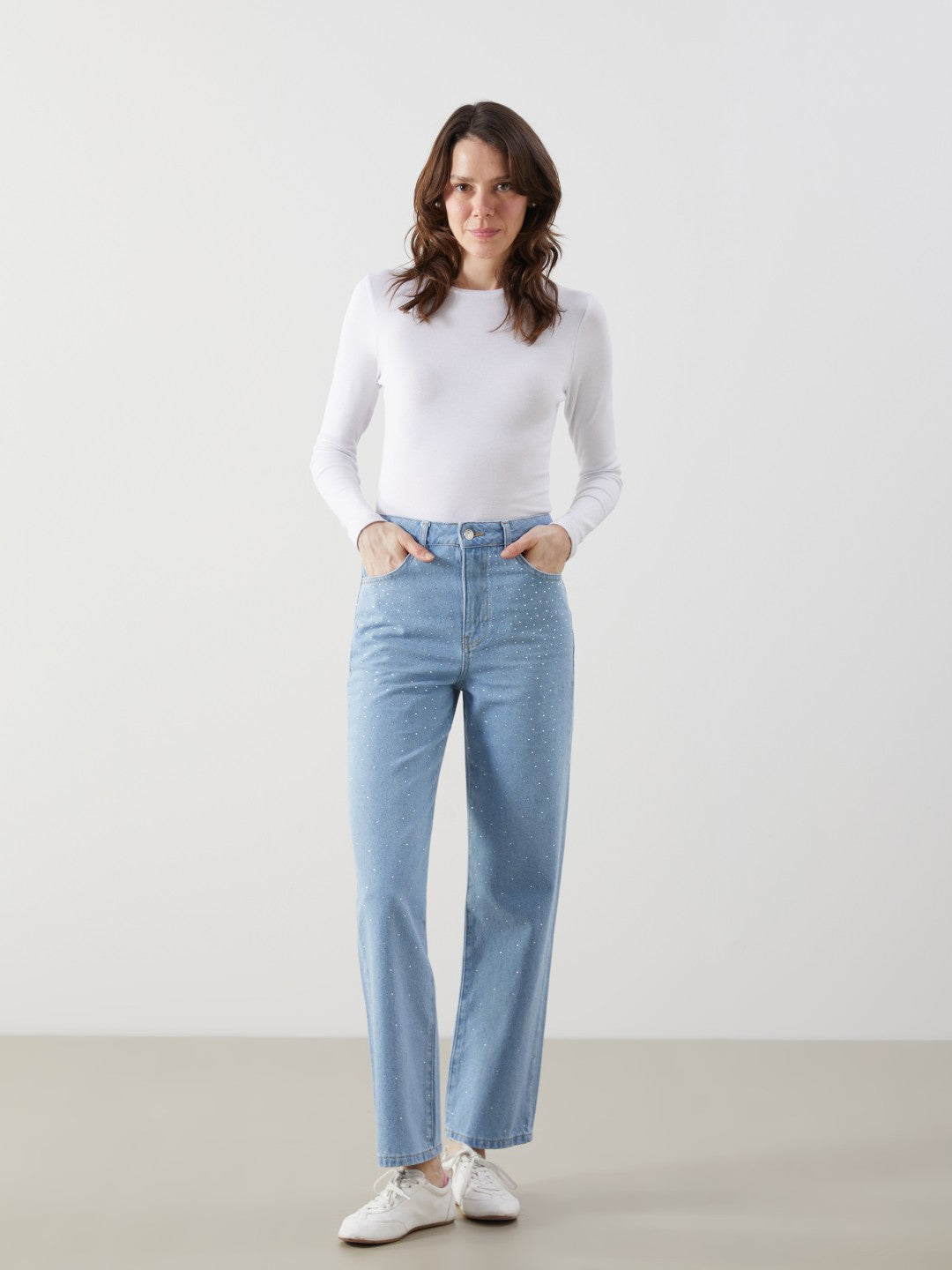 LCW Comfort Stoned Straight Fit Women Jeans