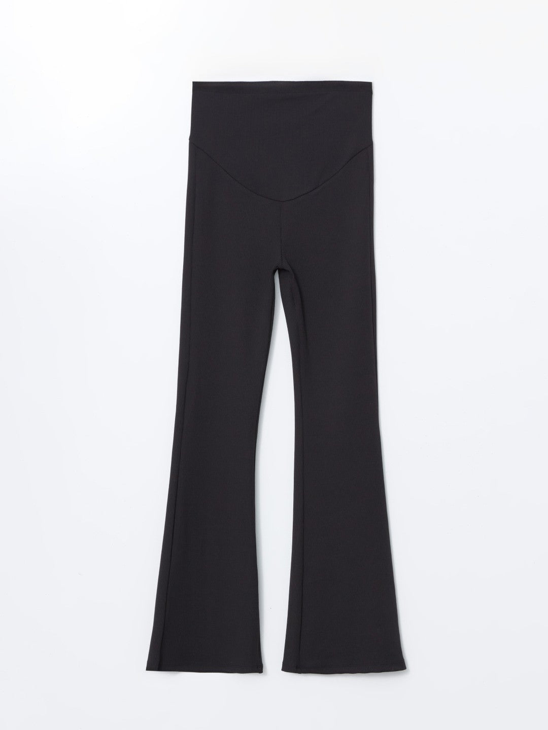 LCW Maternity Belly Paneled Flared Leg Maternity Leggings Pants