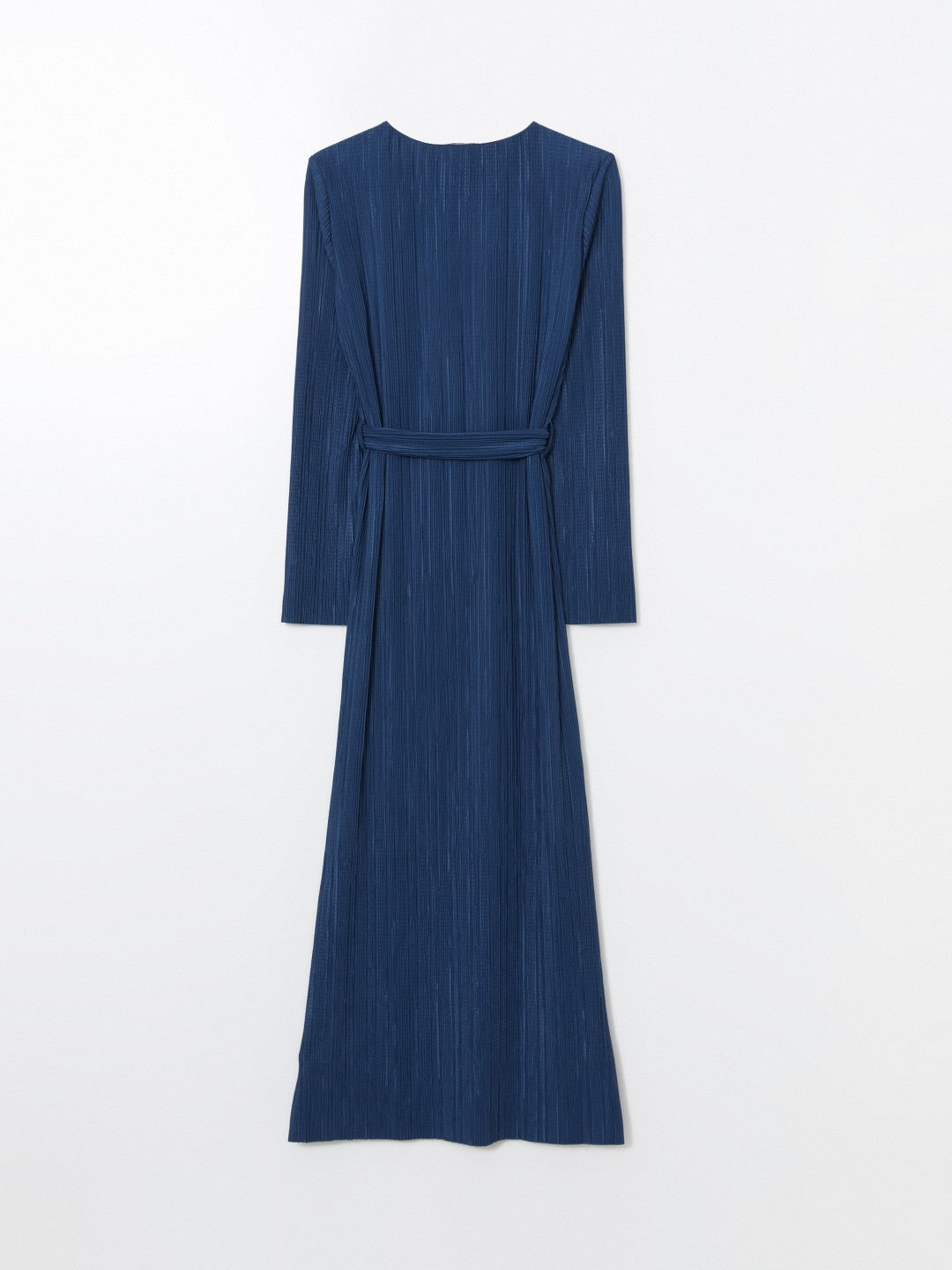 LCW Vision Crew Neck Textured Crinkle Women Dress