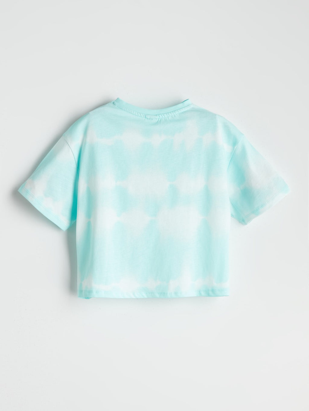 LCW Kids Crew Neck Floral Girls Crop T-Shirt