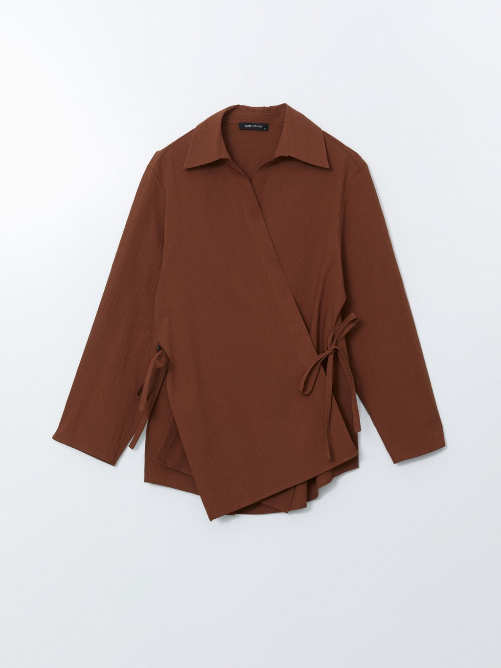 LCW Vision Double Breasted Collar Oversize Women Kimono