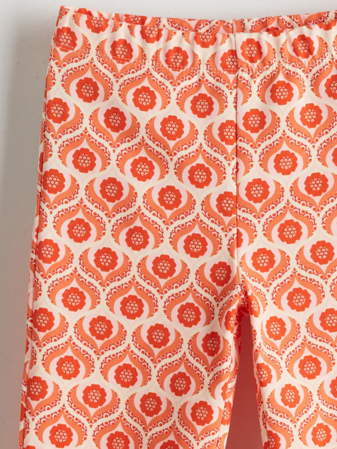 LCW Kids Elastic Waist Spanish Leg Girls Leggings