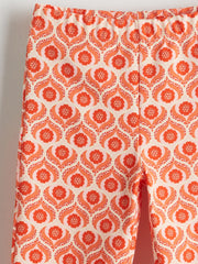 LCW Kids Elastic Waist Spanish Leg Girls Leggings