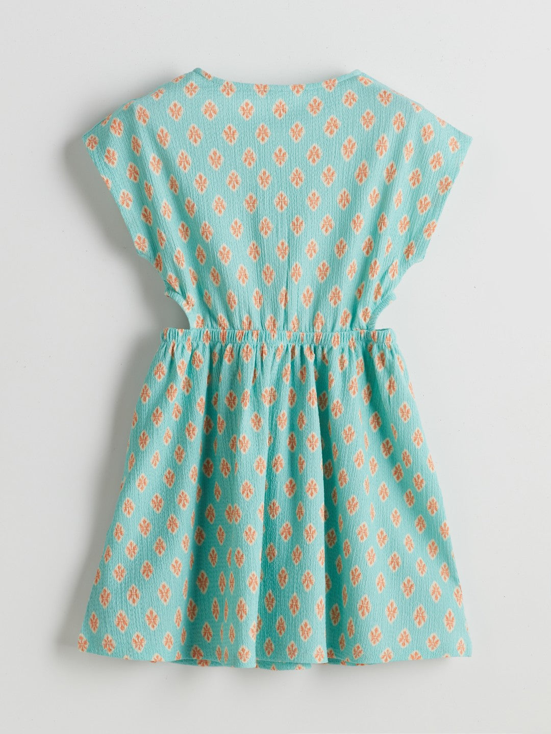 LCW Kids Crew Neck Floral Girl Dress