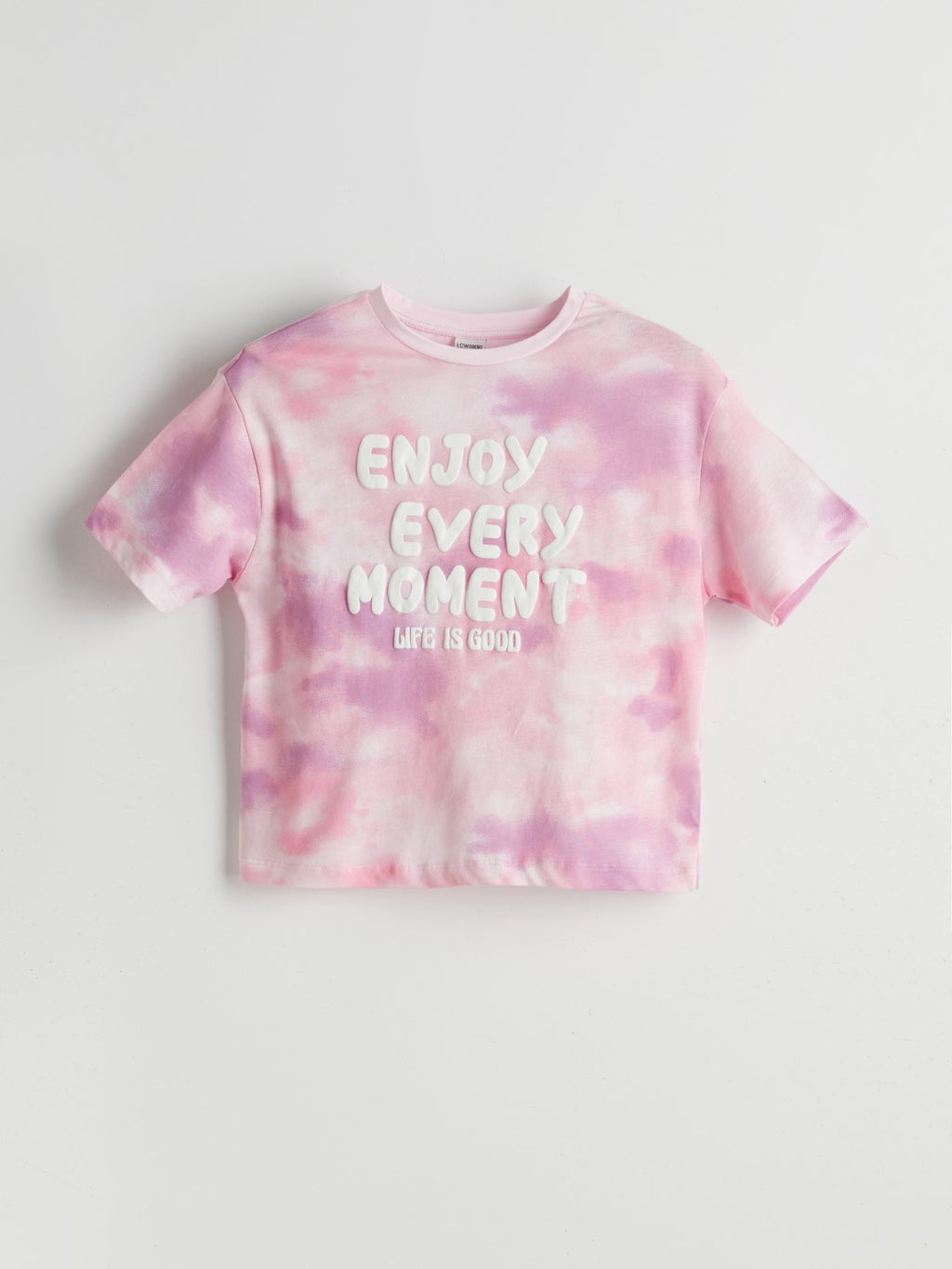 LCW Kids Crew Neck Girls T-Shirt