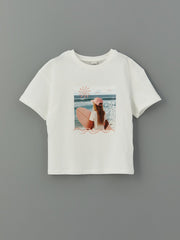 LCW Kids Crew Neck Girls T-Shirt