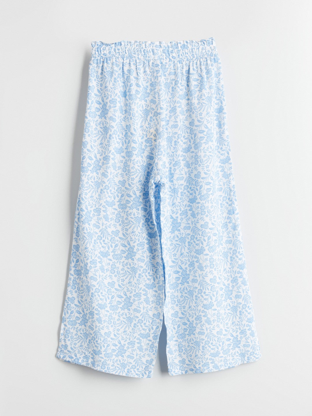 LCW Kids Elastic Waist Floral Girl Capri