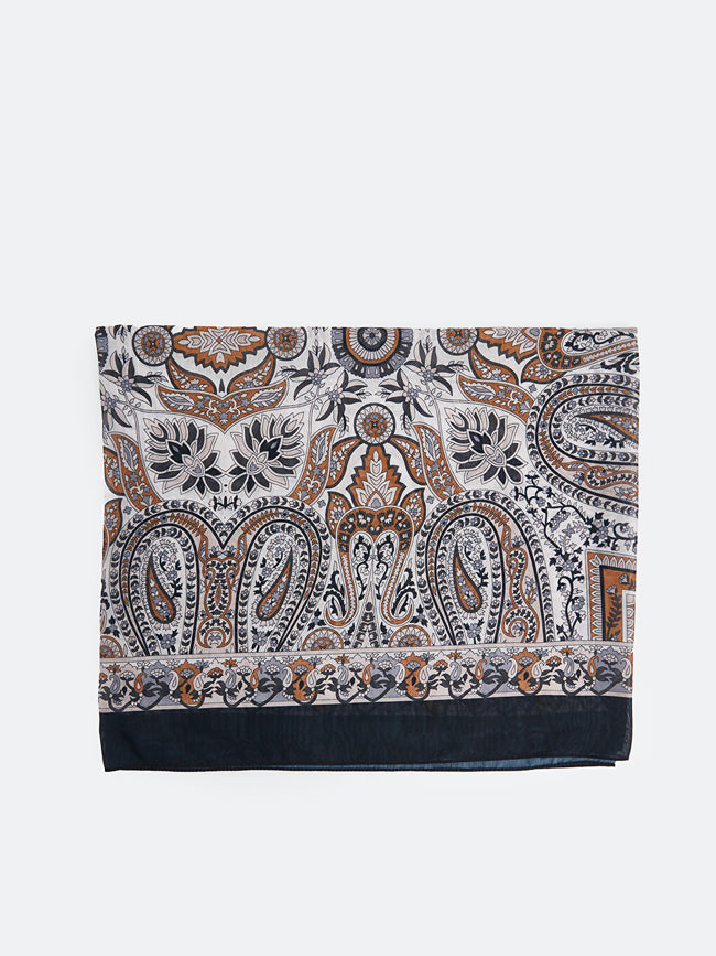 LCW ACCESSORIES Mixed Stripe Patterned Women Shawl Main Image