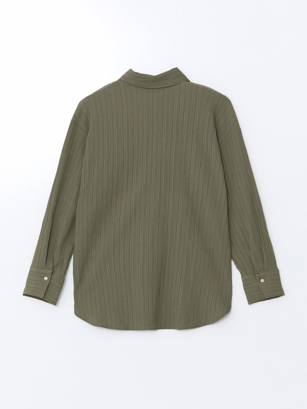 LCW Vision Oversize Textured Women Shirt