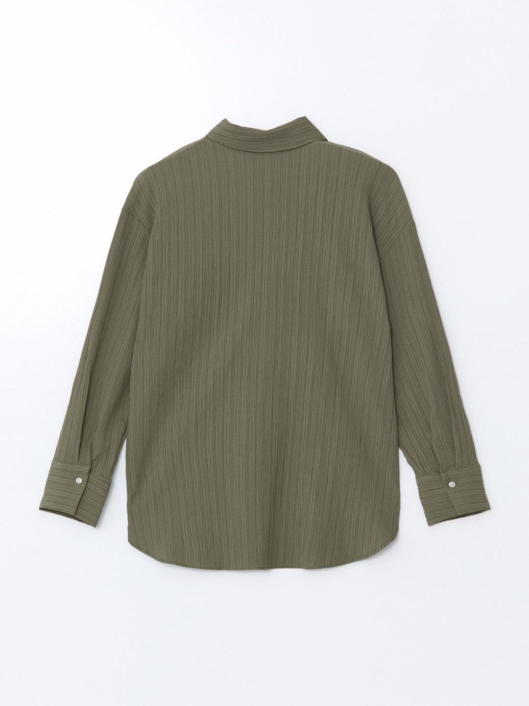 LCW Vision Oversize Textured Women Shirt