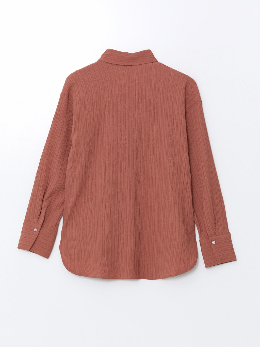 LCW Vision Oversize Textured Women Shirt