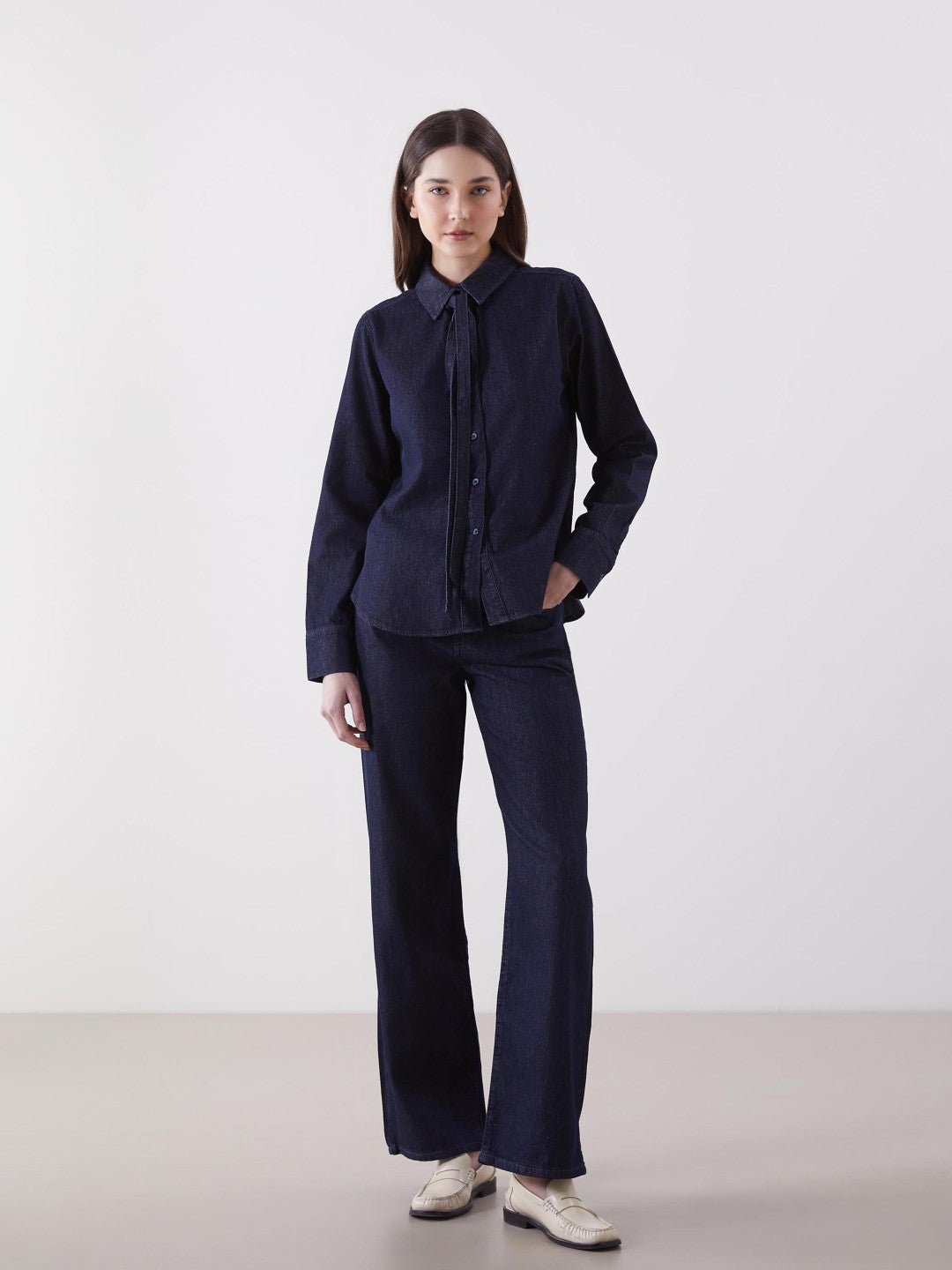 LCW Vision Regular Fit Women Jean Shirt