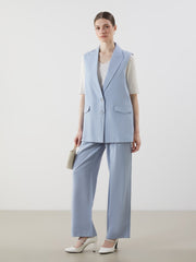 LCW Modest Jacket Collar Women Classic Vest