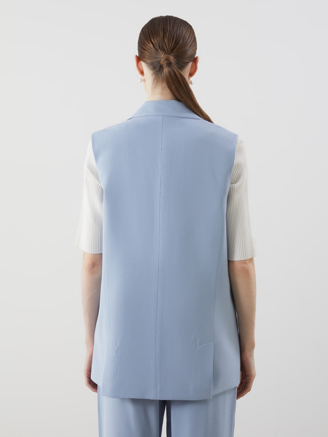 LCW Modest Jacket Collar Women Classic Vest