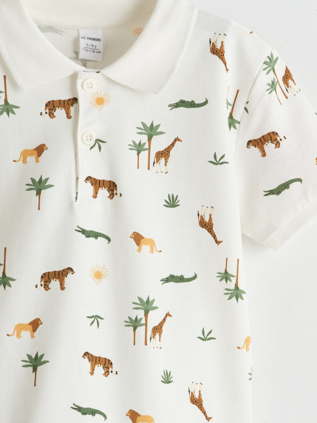 LCW Kids Printed Boy T-Shirt And Shorts 2-Pack