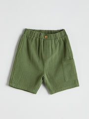 LCW Kids Embroidered BoyS Shirt And Shorts 2-Pack