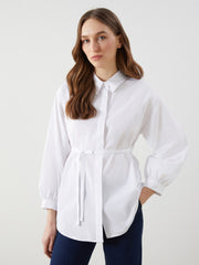 LCW Modest Oversize Poplin Women Shirt Tunic