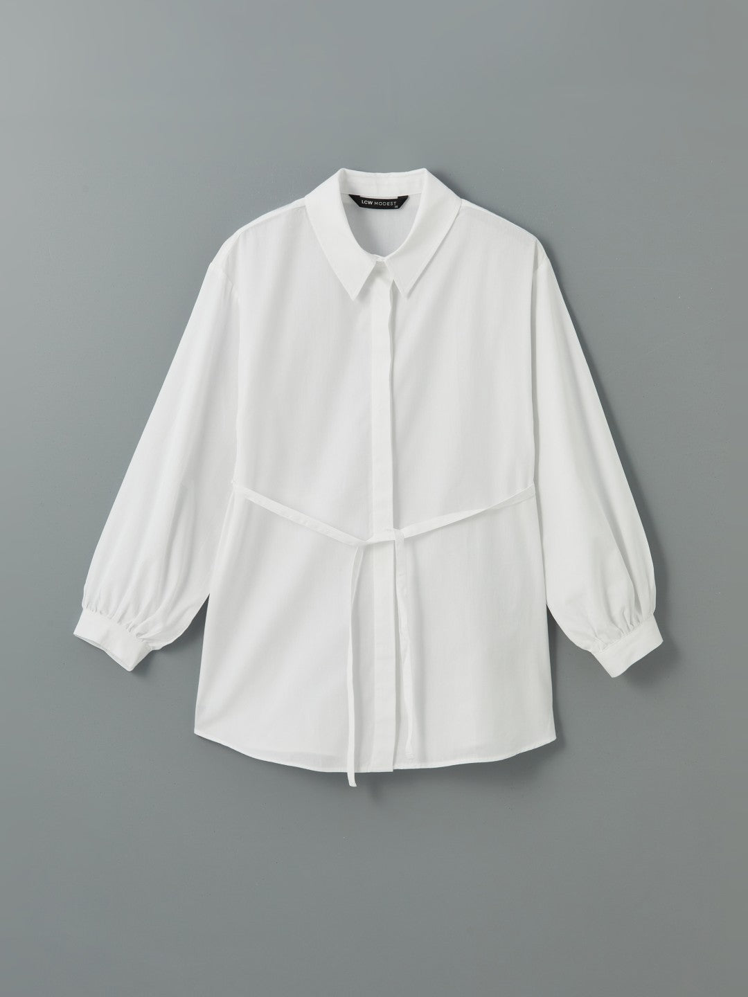 LCW Modest Oversize Poplin Women Shirt Tunic