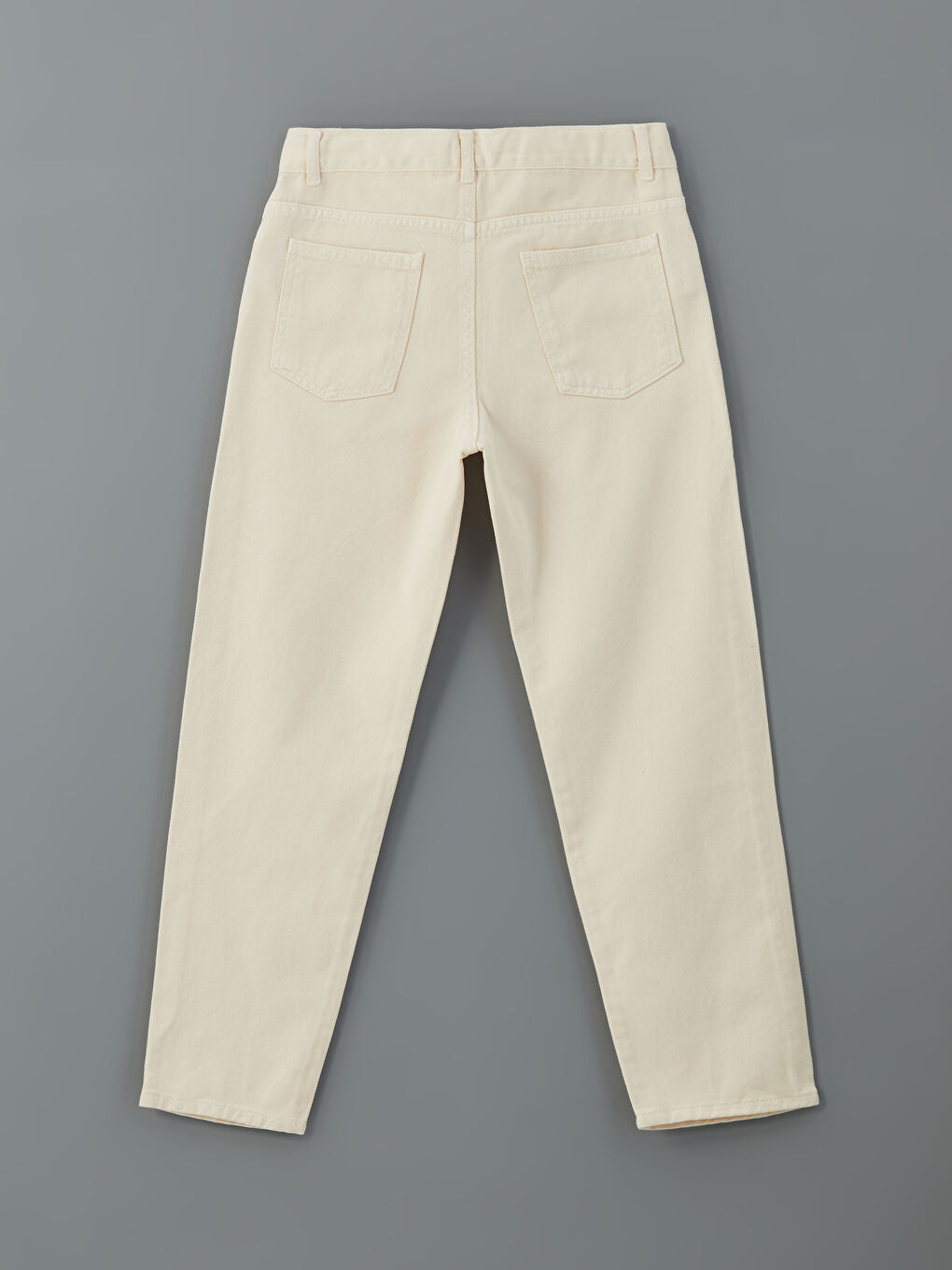 LCW Kids Beige Adjustable Waist Elastic Boy Jean Trousers