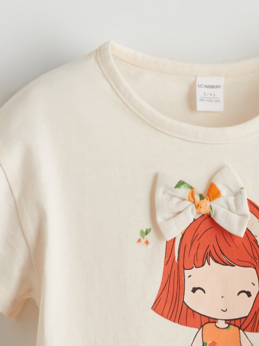 LCW Kids Printed Girls T-Shirt And Tutu Skirt 2-Pack