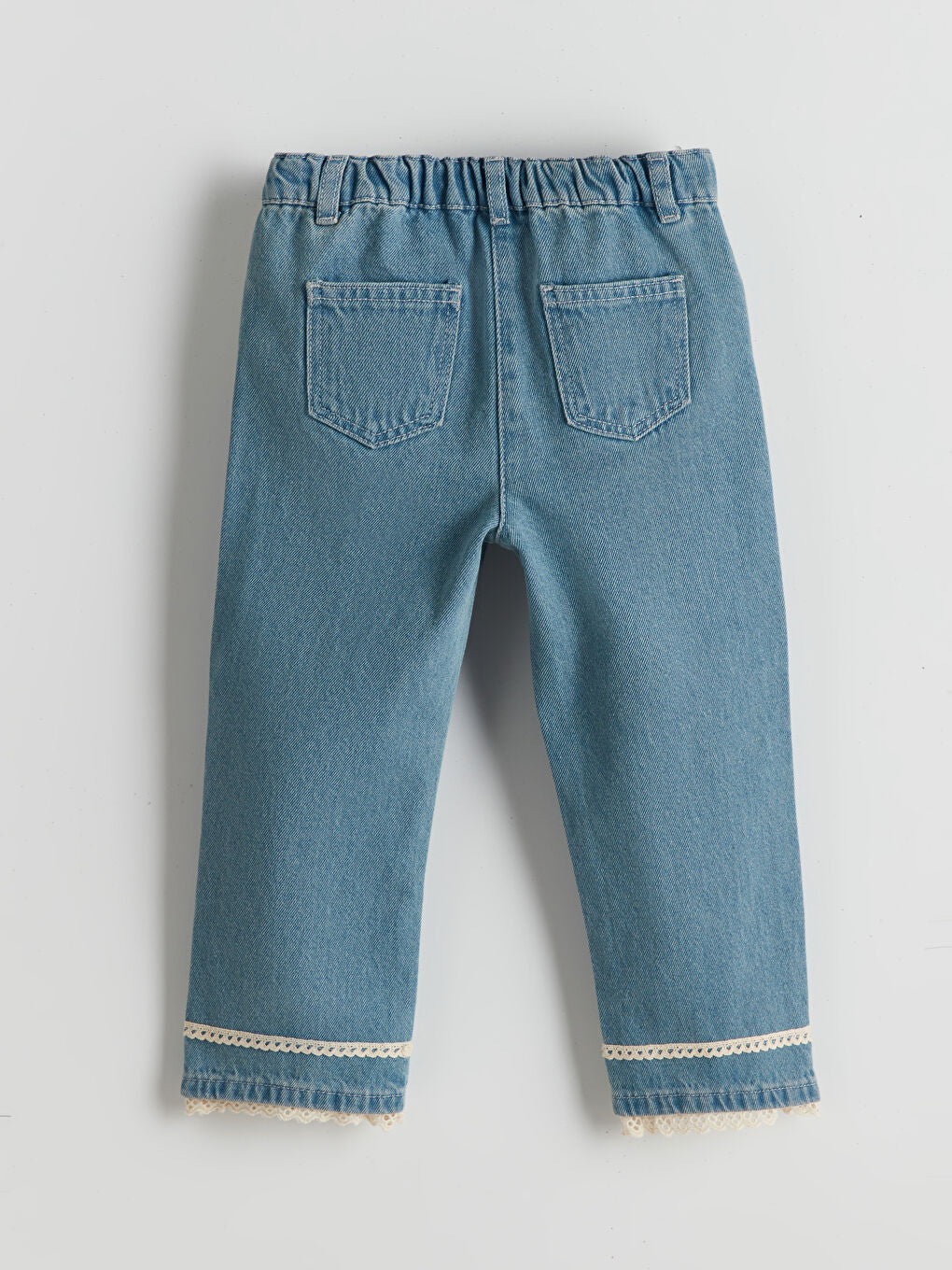 LCW Kids Blue Elastic Waist Girl Jeans