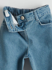 LCW Kids Blue Elastic Waist Girl Jeans