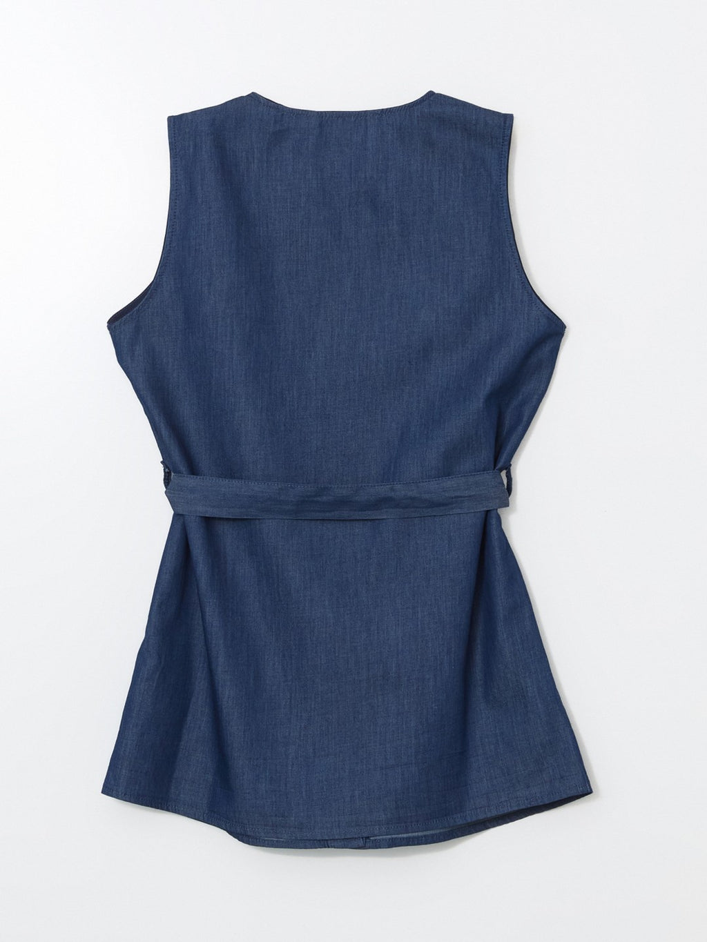 LCW Modest Crew Neck Women Jean Vest