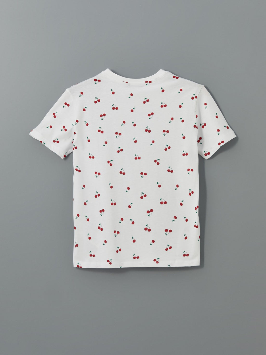 Xside Crew Neck Cherry Printed Women T-Shirt
