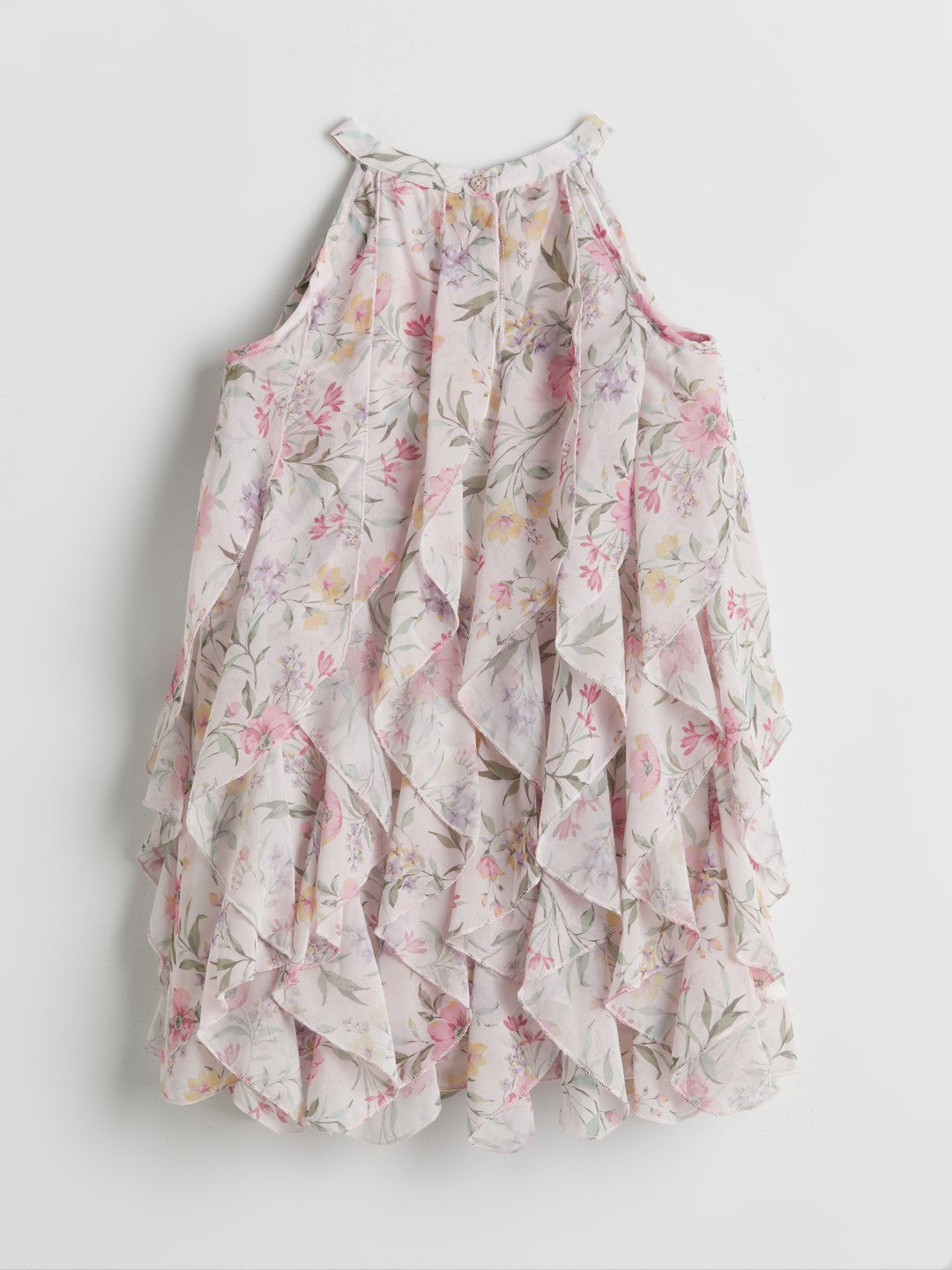 LCW Kids Halter Neck Floral Girl Dress