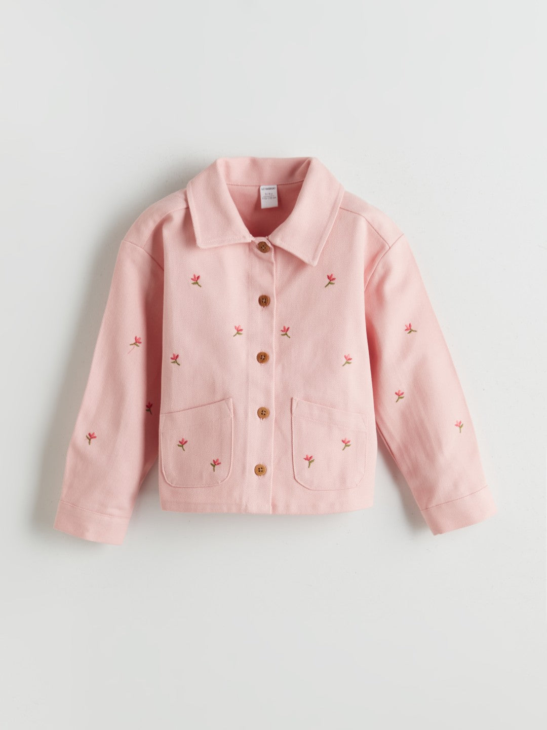 LCW Kids Flower Embroidered Girls Jacket