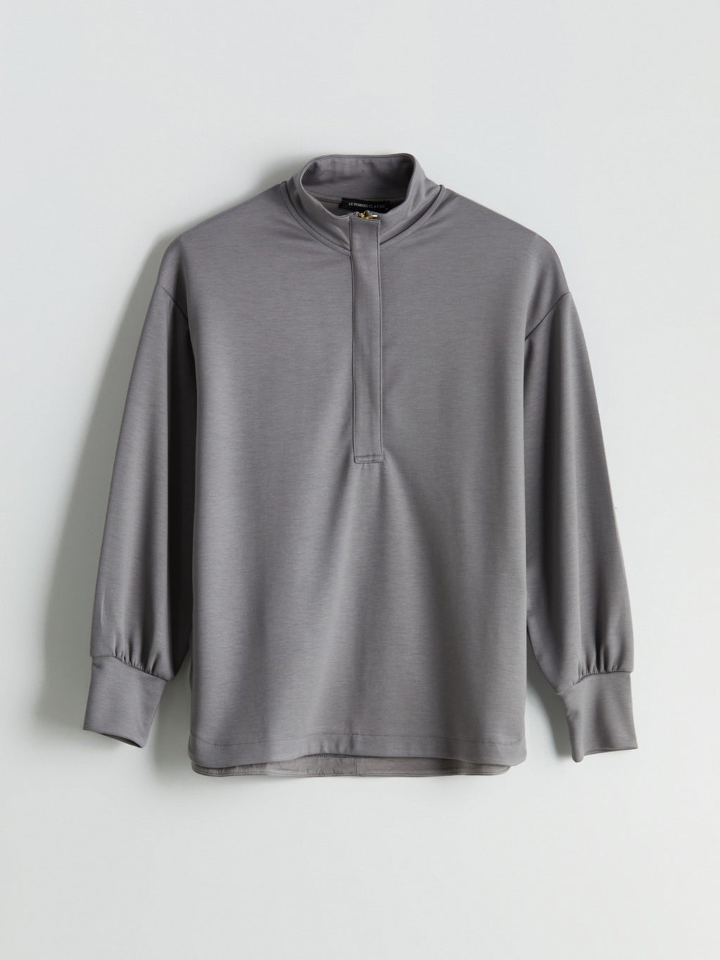 LCW Classic Stand Collar Women T-Shirt