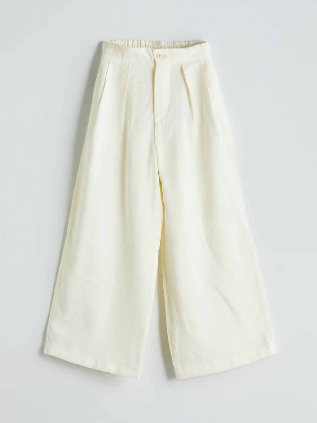 LCW Kids Elastic Waist Pleated Girl Trousers