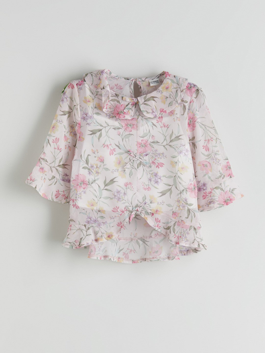 LCW Kids Baby Collar Floral Girl Blouse